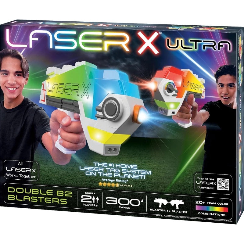 NSI - Laser X Ultra Double B2 Blasters | 2 Laser Guns NSI - Laser X Ultra Double B2 Blasters | 2 Laser Guns