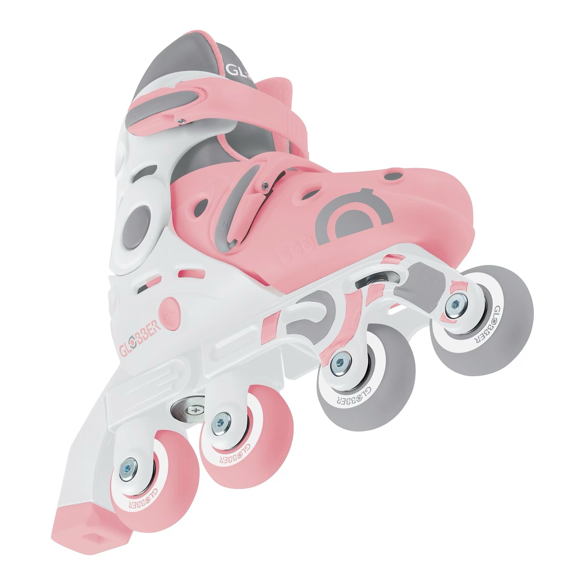 Globber | Learning Inline Skates 2in1 | Pastel Pink | 26-29 Globber | Learning Inline Skates 2in1 | Pastel Pink | 26-29