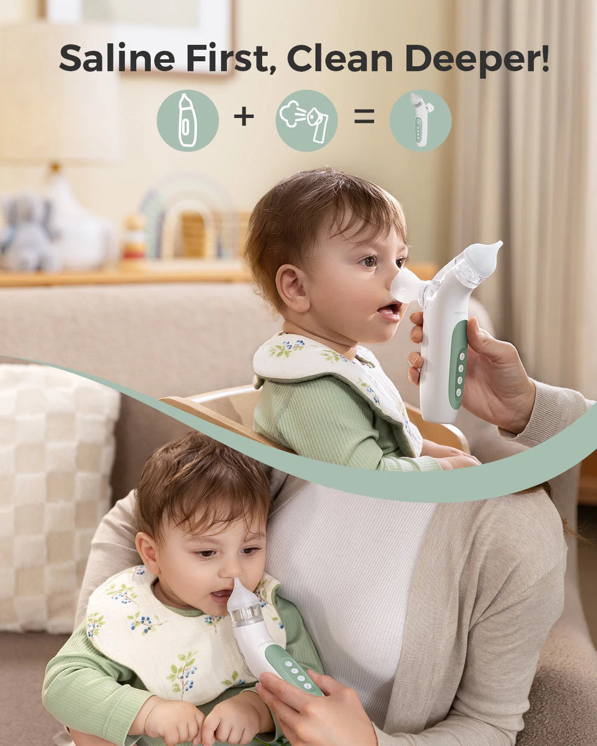 Momcozy - 2 in 1 Nasal Aspirator