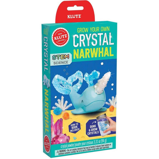 Klutz DIY Grow Your Own Crystal Narwhal