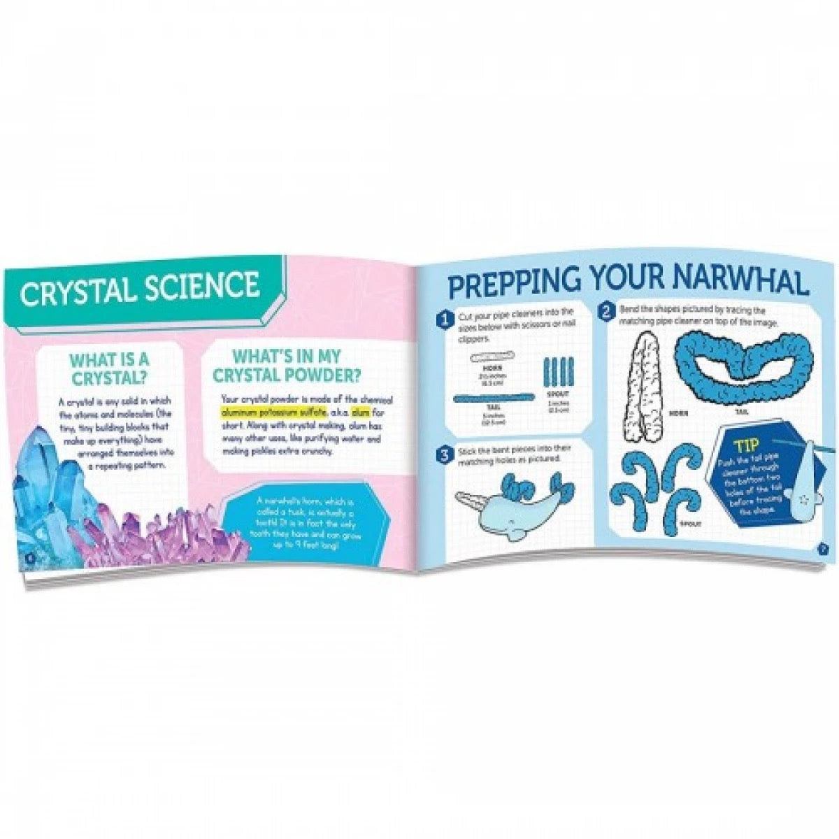 Klutz DIY Grow Your Own Crystal Narwhal Klutz DIY Grow Your Own Crystal Narwhal