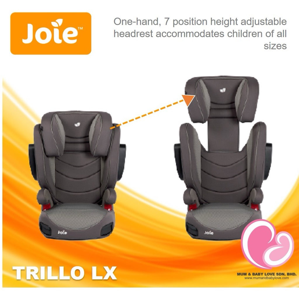 Joie - Trillo LX Car Seat | Dark Pewter | 3-12 Years Joie - Trillo LX Car Seat | Dark Pewter | 3-12 Years