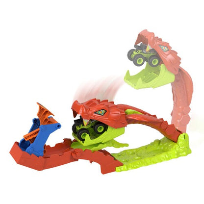 Hot Wheels - Monster Trucks Snake Slam Takedown Playset