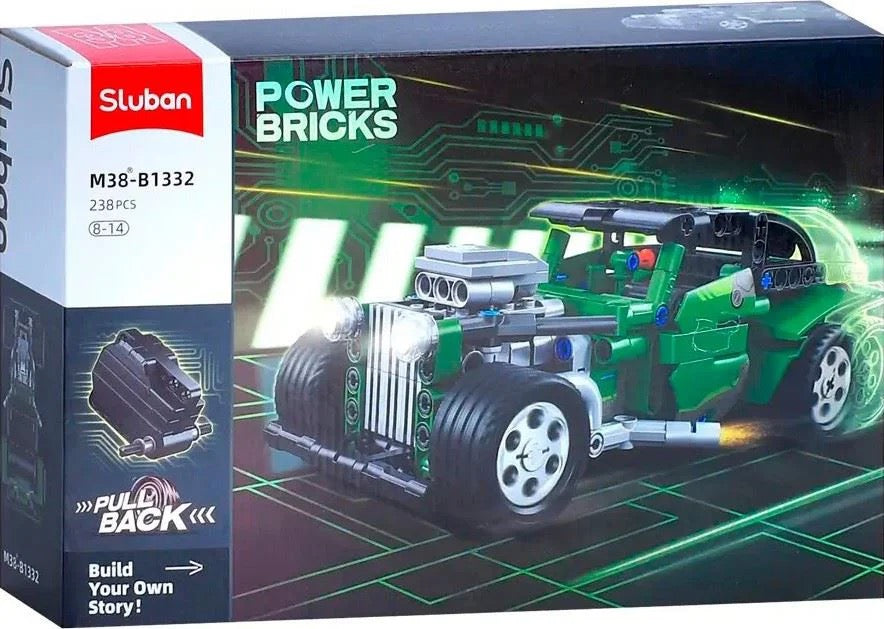 Sluban - POWER BRICKS-Vintage car Pull back | 238pcs | 6Y+ Sluban - POWER BRICKS-Vintage car Pull back | 238pcs | 6Y+