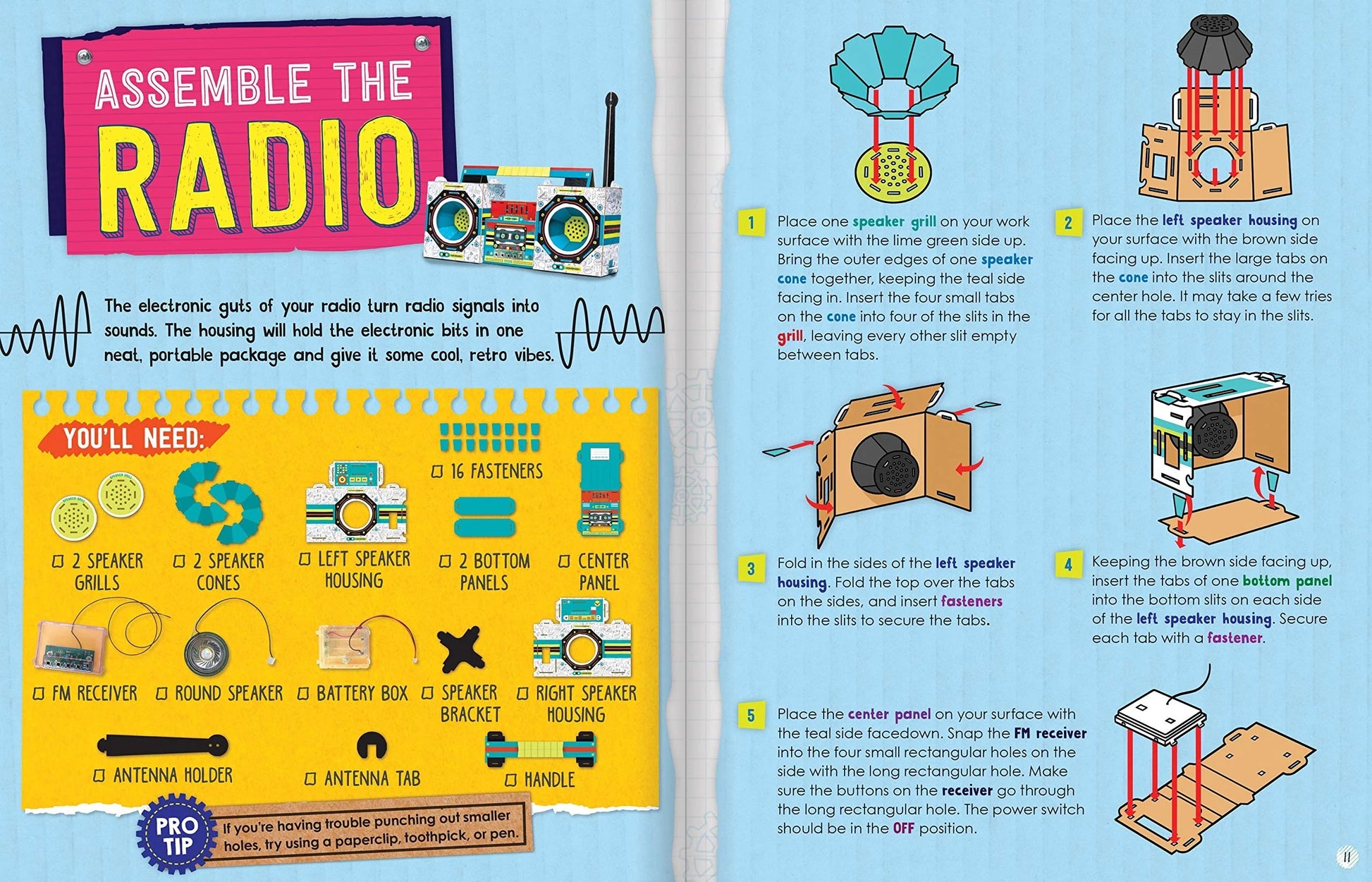 Klutz DIY Radio BoomBox Klutz DIY Radio BoomBox