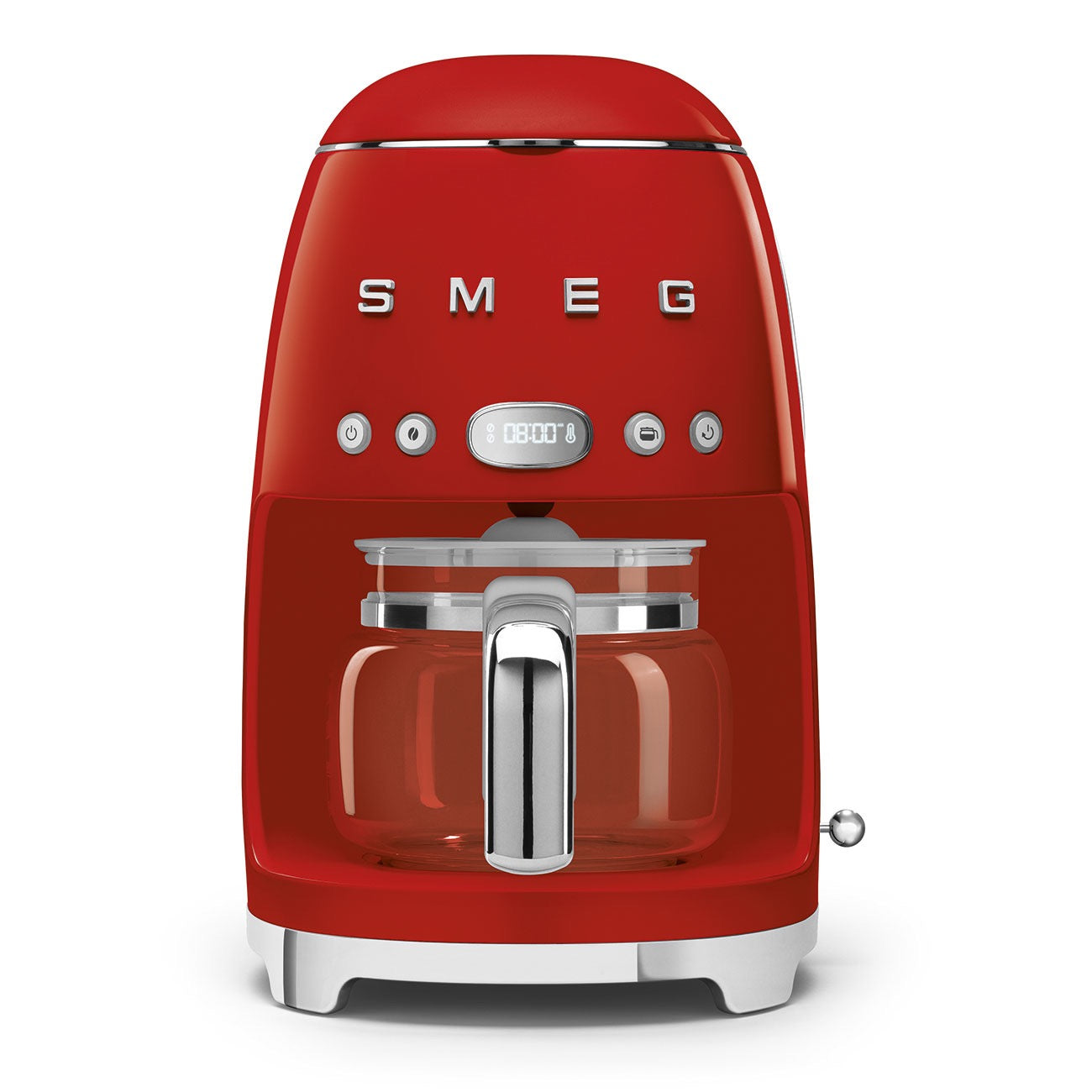Smeg - Filter Coffee Machine Drip 10 Cups | 50's Style Aesthetic | Red