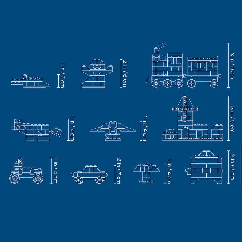 Lego - Medium Creative Brick Box | 484 Pcs | 4Y+