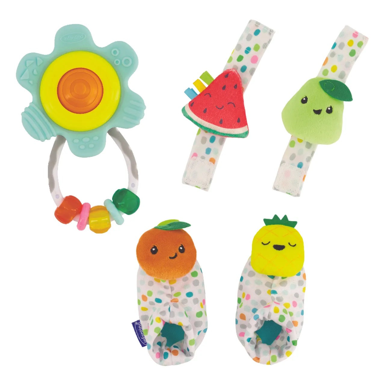 Infantino - Baby's 1st Rattle Set | 5pcs Infantino - Baby's 1st Rattle Set | 5pcs