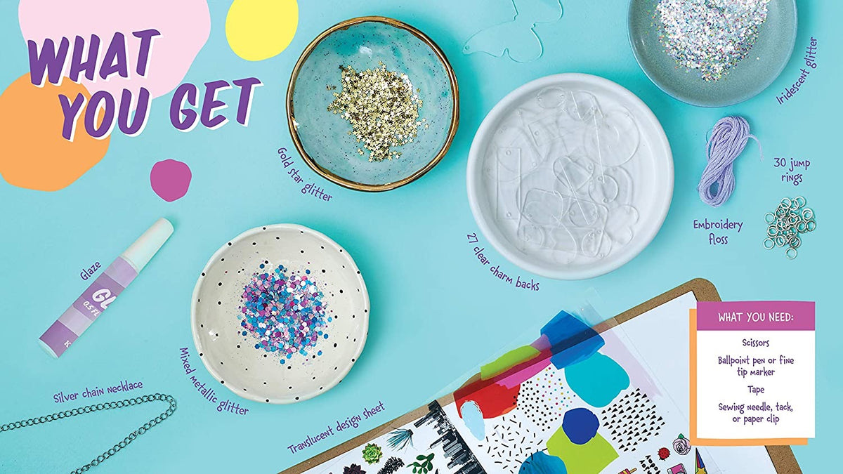 Klutz DIY Make Your Own Glaze Craze Charms Jewellery Kit Klutz DIY Make Your Own Glaze Craze Charms Jewellery Kit