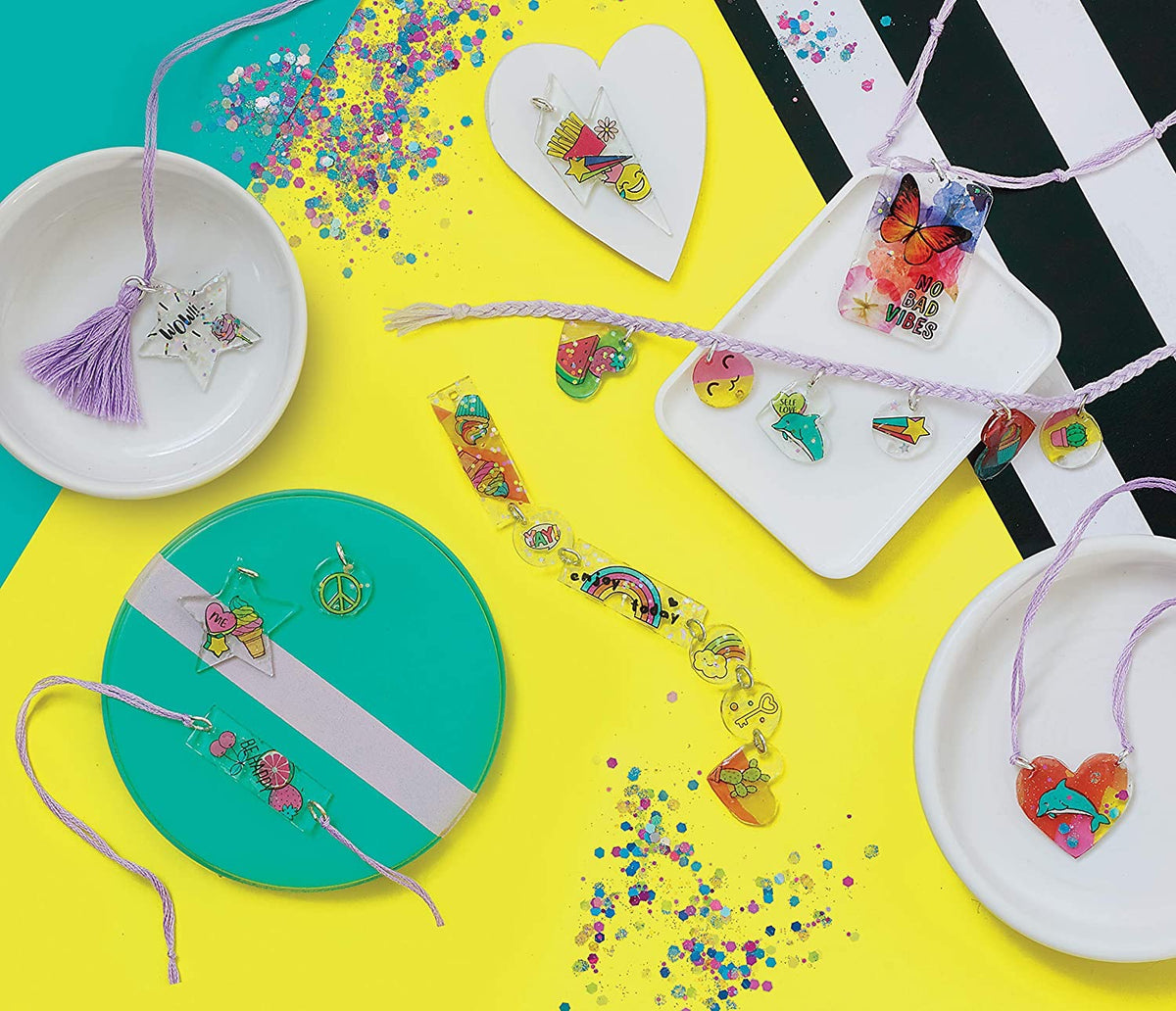 Klutz DIY Make Your Own Glaze Craze Charms Jewellery Kit Klutz DIY Make Your Own Glaze Craze Charms Jewellery Kit