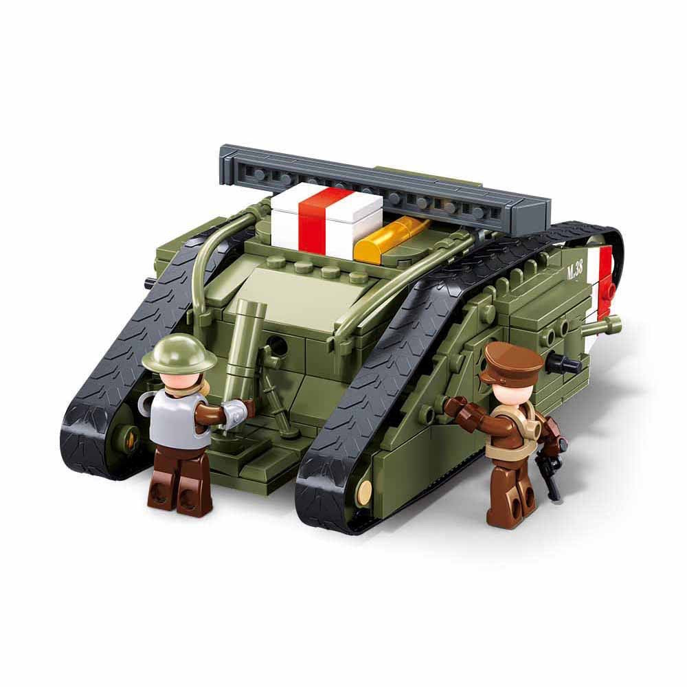Sluban - ARMY WWI – Mark V Tank Offensive Action | 516 PCS | 6Y+ Sluban - ARMY WWI – Mark V Tank Offensive Action | 516 PCS | 6Y+