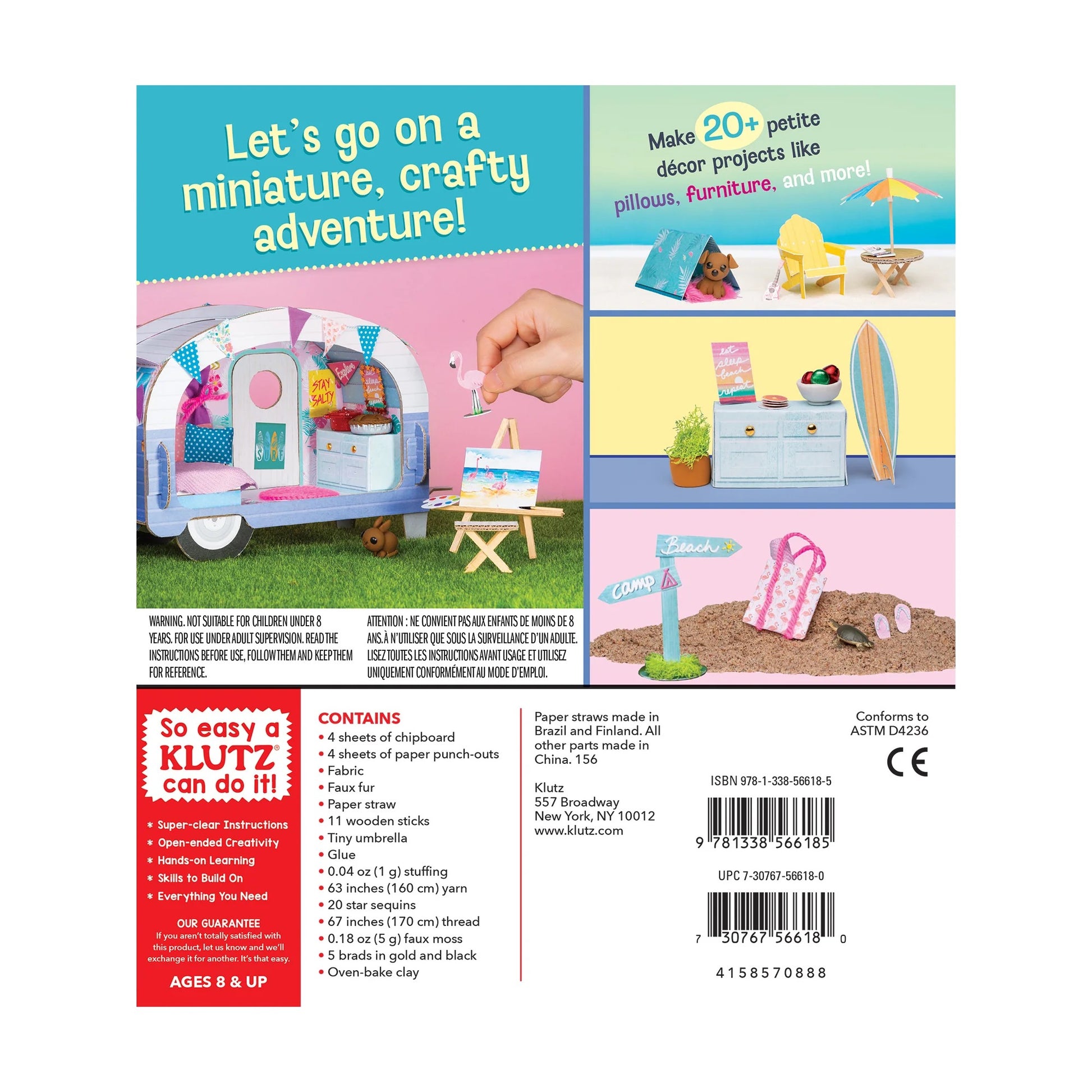 Klutz DIY Make Your Own Tiny Camper Klutz DIY Make Your Own Tiny Camper