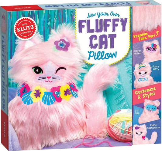 Klutz DIY Sew Your Own Fluffy Cat Pillow