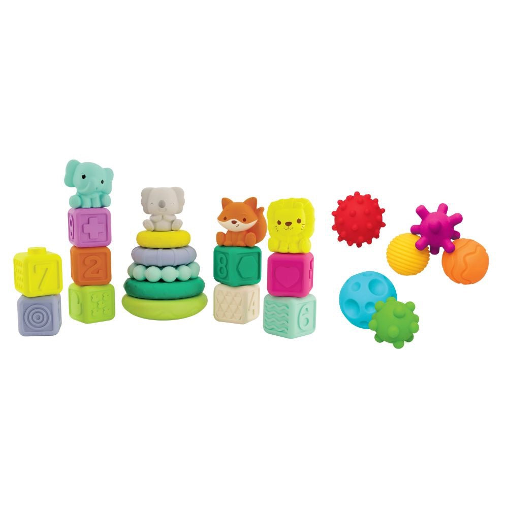 Infantino - Stackables Balls, Blocks And Buddies Activity Playset Infantino - Stackables Balls, Blocks And Buddies Activity Playset
