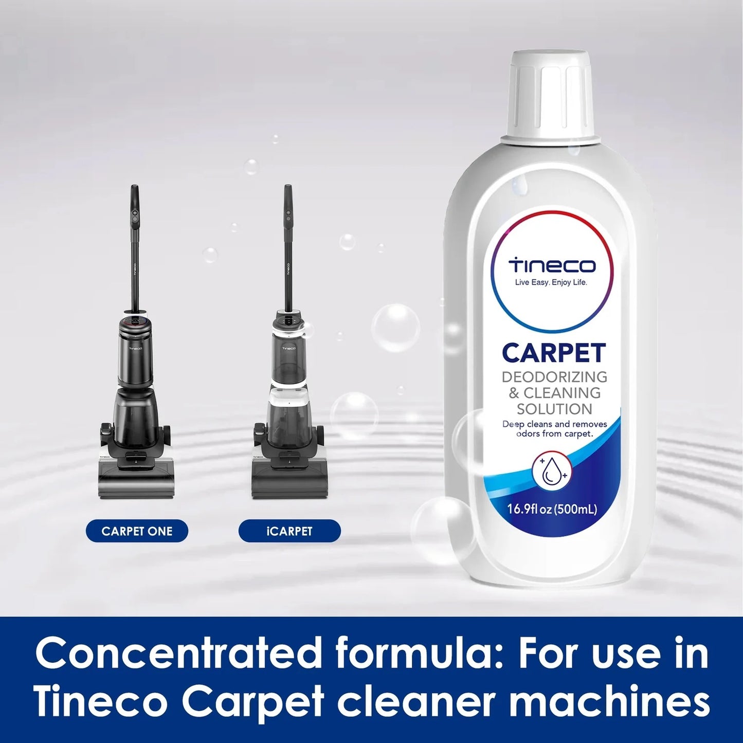 Tineco - Deodorising & Cleaning Carpet Liquid Detergent Solution 1L