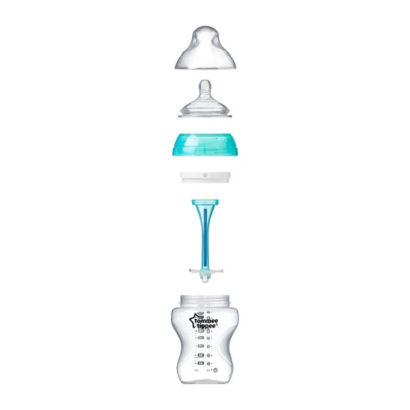 Tommee Tippee Advanced Anti-Colic Bottle X1, 260 ml with Heat Sensing Tube
