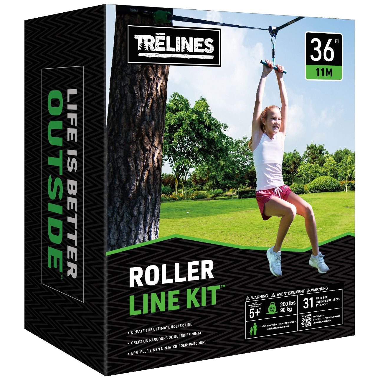 Trelines - Roller Adventure Line | 11m Trelines - Roller Adventure Line | 11m