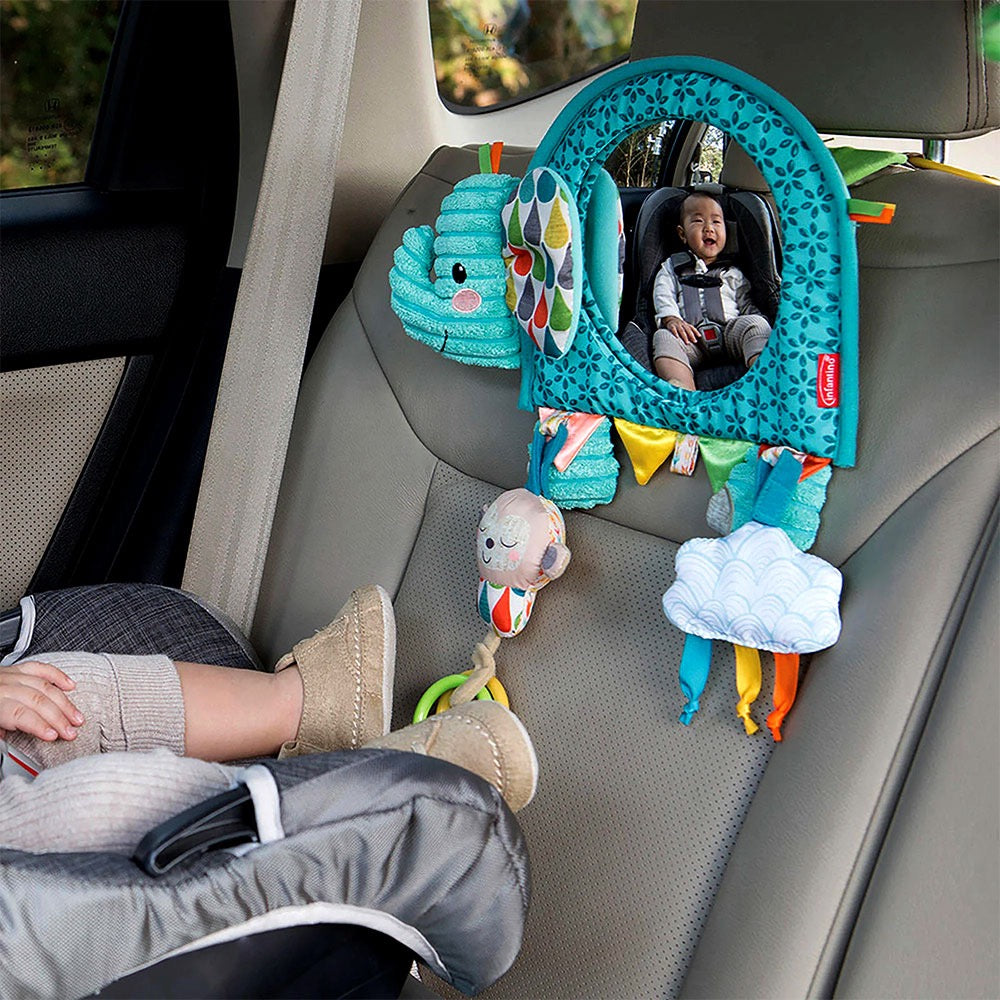 Infantino - Go Gaga Elephant Baby Activity Mirror Infantino - Go Gaga Elephant Baby Activity Mirror
