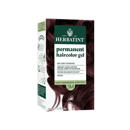 Hair Dye Pregnancy Safe Ammonia Free | 5M Light Mahogany Chestnut | 170ml