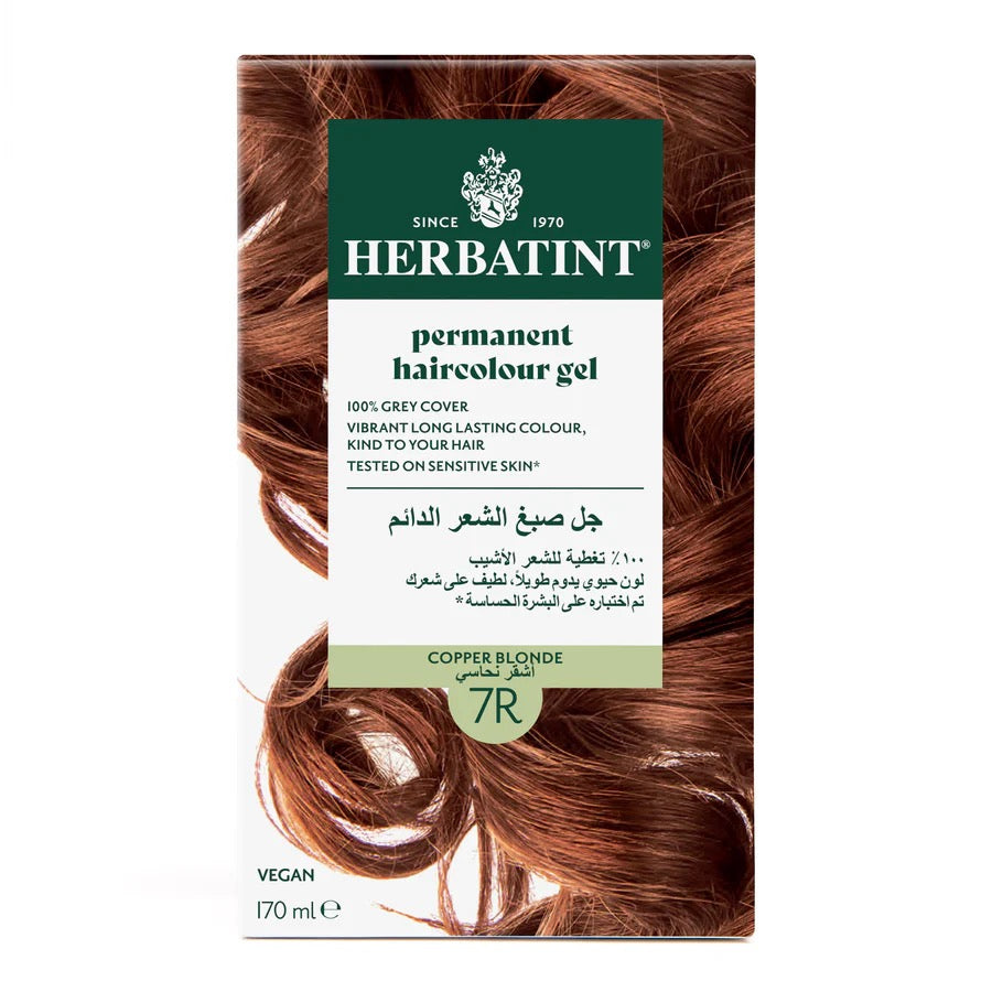 Herbatint - Pregnancy Safe Ammonia Free Hair Color | 7R | Copper Blonde