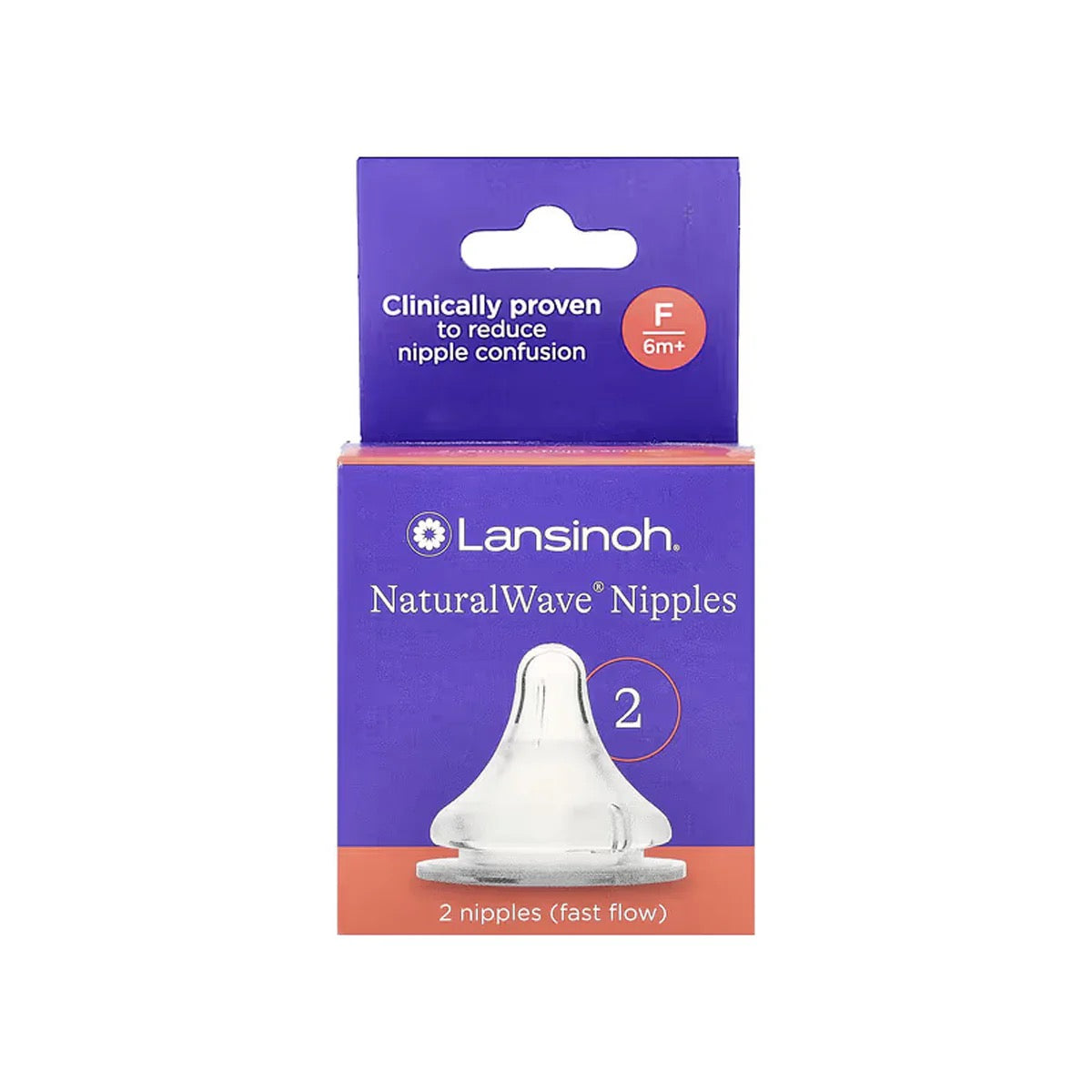 Lansinoh - حلمات ناتشورال ويف® للتدفق السريع | عبوة من قطعتين Lansinoh - حلمات ناتشورال ويف® للتدفق السريع | عبوة من قطعتين