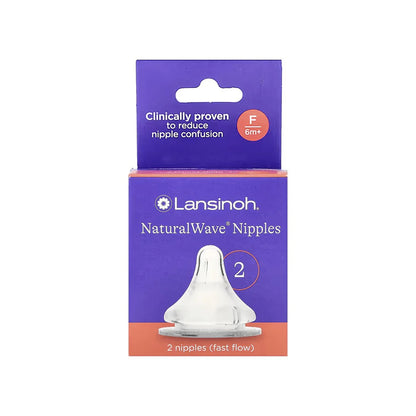Lansinoh - NaturalWave® Fast Flow Teats | Pack of 2
