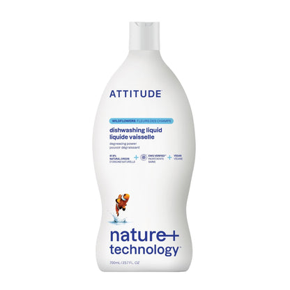Attitude - Natural Dishwashing Liquid Wildflowers 700ml