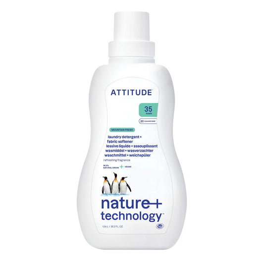 Attitude - 2in1 Laundry & Softener Unscented | 1.05L