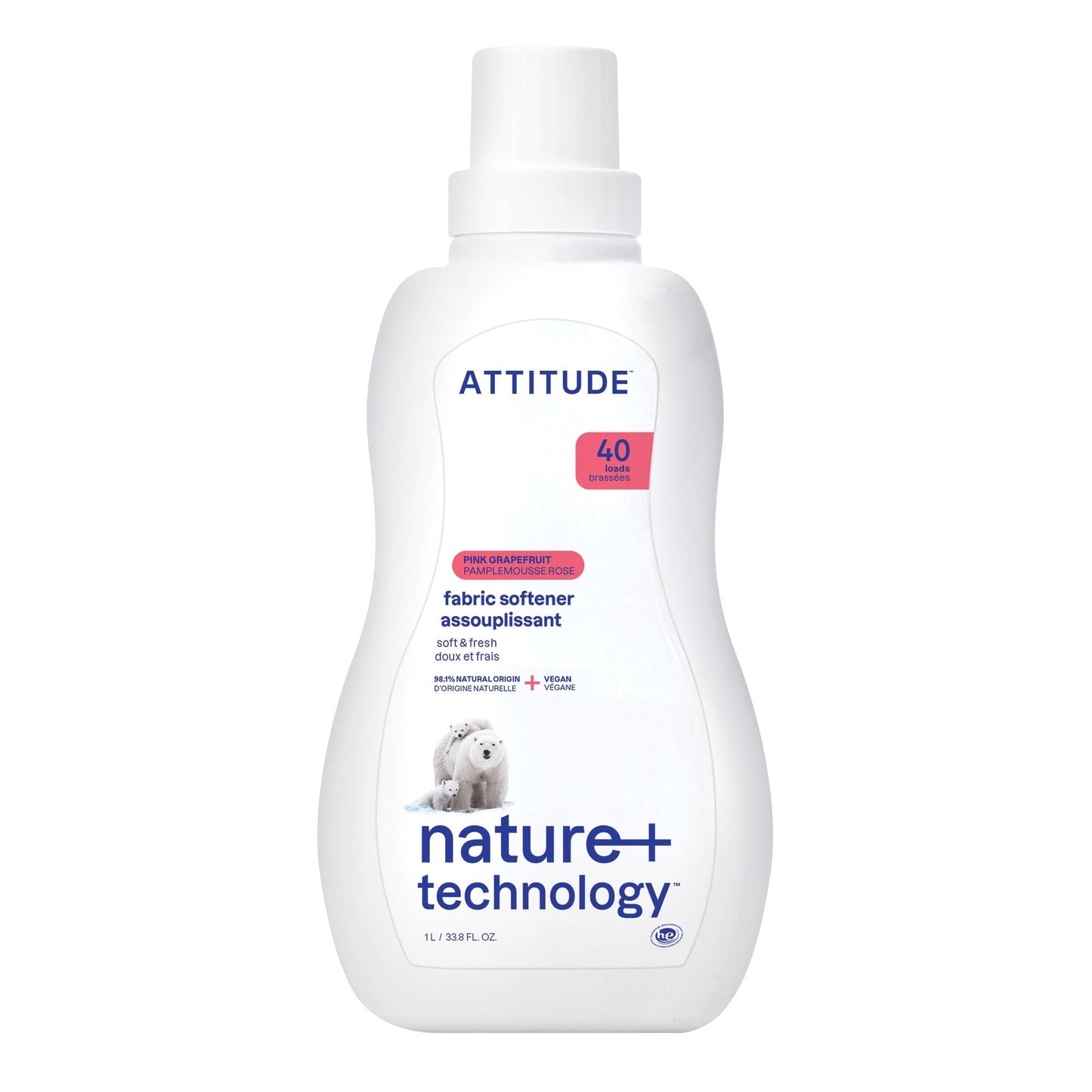 Attitude - Fabric Softener Pink Grapefruit | 1L