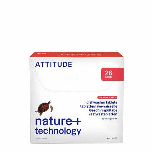 Attitude - Dishwasher Tablets 416g, Phosphate-free