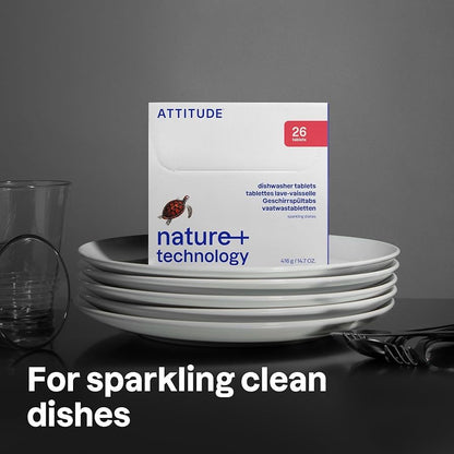 Attitude - Dishwasher Tablets 416g, Phosphate-free