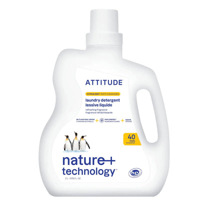 Attitude - Laundry Detergent Citrus Zest - 2 Liters