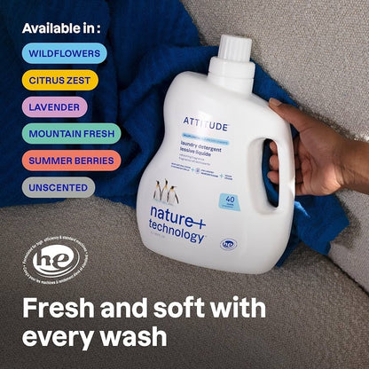 Attitude - Laundry Detergent Citrus Zest - 2 Liters