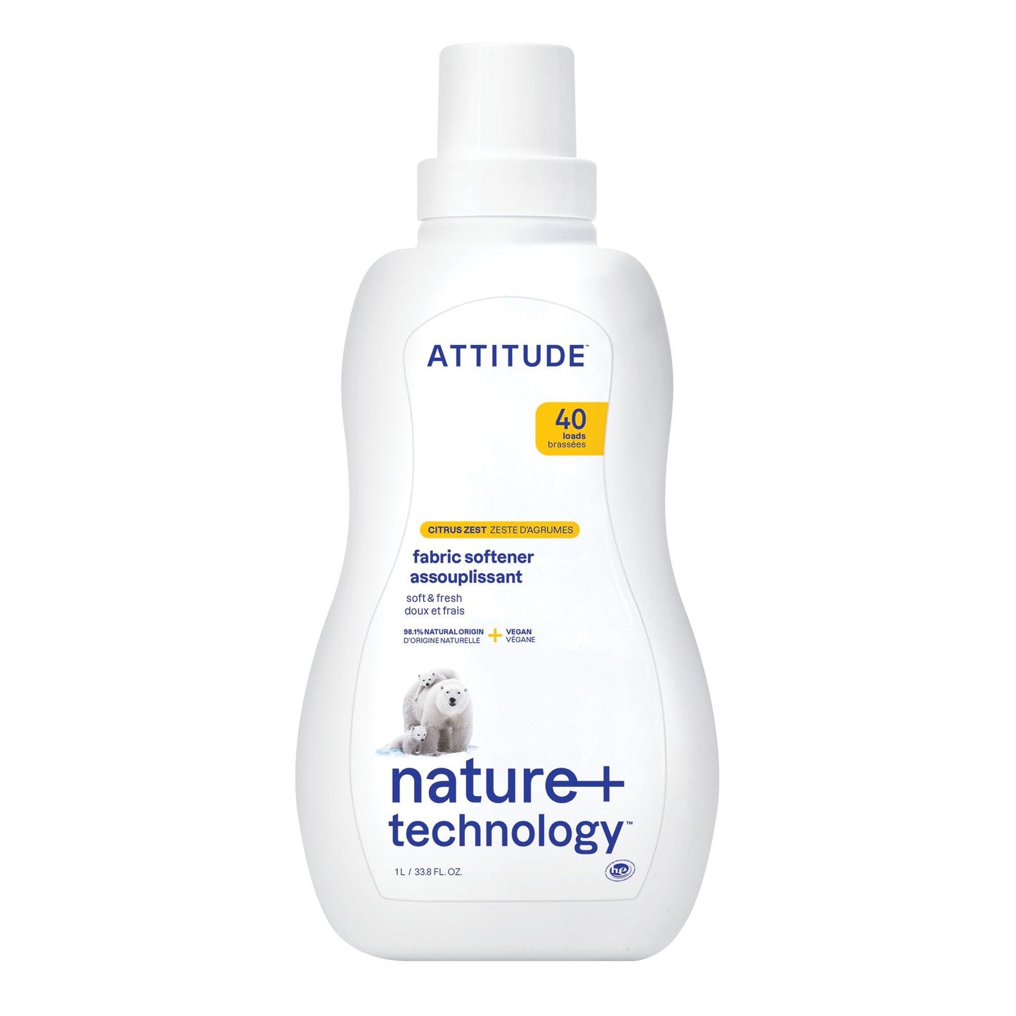 Attitude - Fabric Softener Citrus 1L