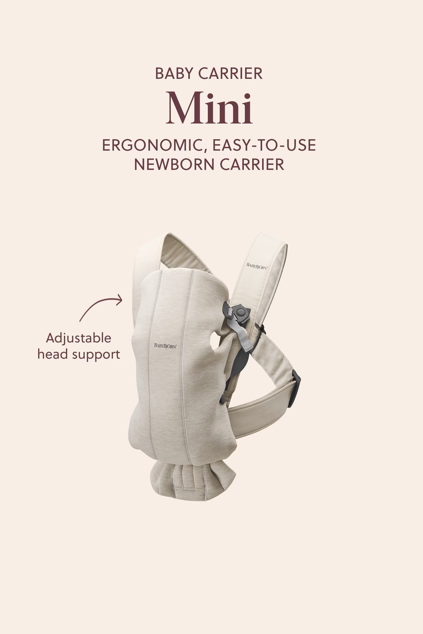 BabyBjörn - Baby Carrier Mini | 3D Mesh | Black