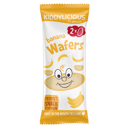 Kiddylicious - Banana Wafers | 4 Packs