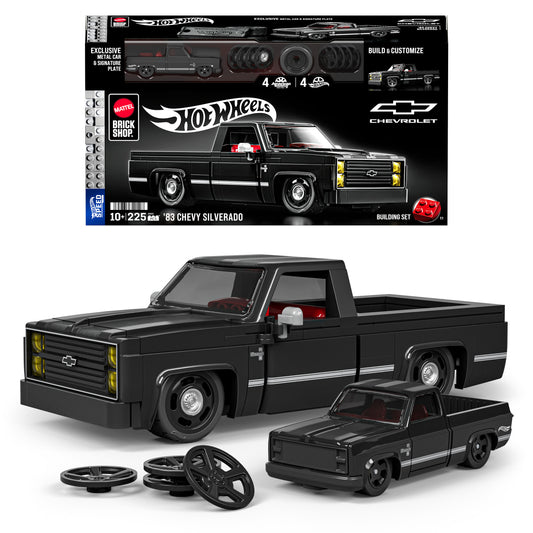 Mattel Brick Shop - Hot Wheels '83 Chevy Silverado | 10Y+