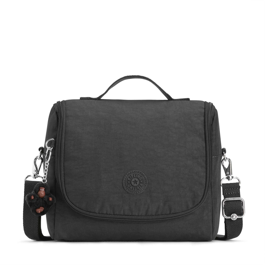 Kipling New Kichirou Insulated Lunch Bag True Black - front