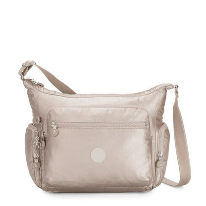 Kipling GABBIE Crossbody Bag Metallic Glow - front view