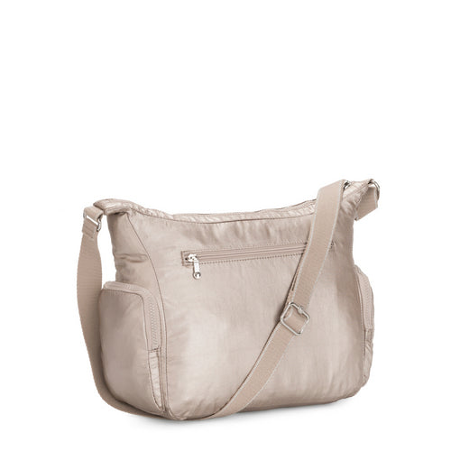 Kipling GABBIE Crossbody Bag Metallic Glow - side view