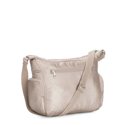 Kipling GABBIE Crossbody Bag Metallic Glow - side view