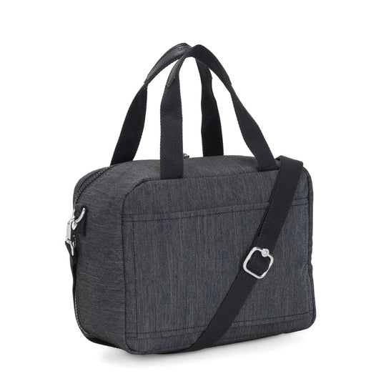 Kipling MIYO Insulated Lunch Bag with Trolley Sleeve - Marine Navy, side view — BambiniJO Jordan