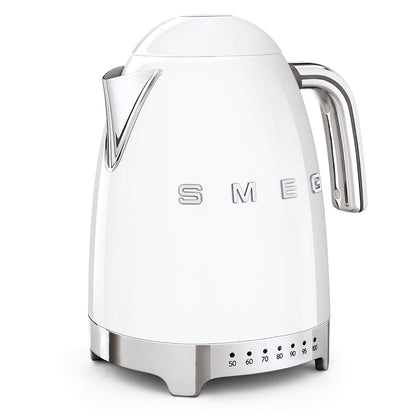 Smeg Variable Temperature Kettle 1.7L White — BambiniJO Jordan