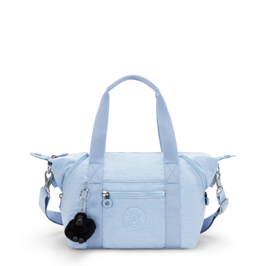 Kipling Art Mini Handbag Cloudy Sky Blue - front view