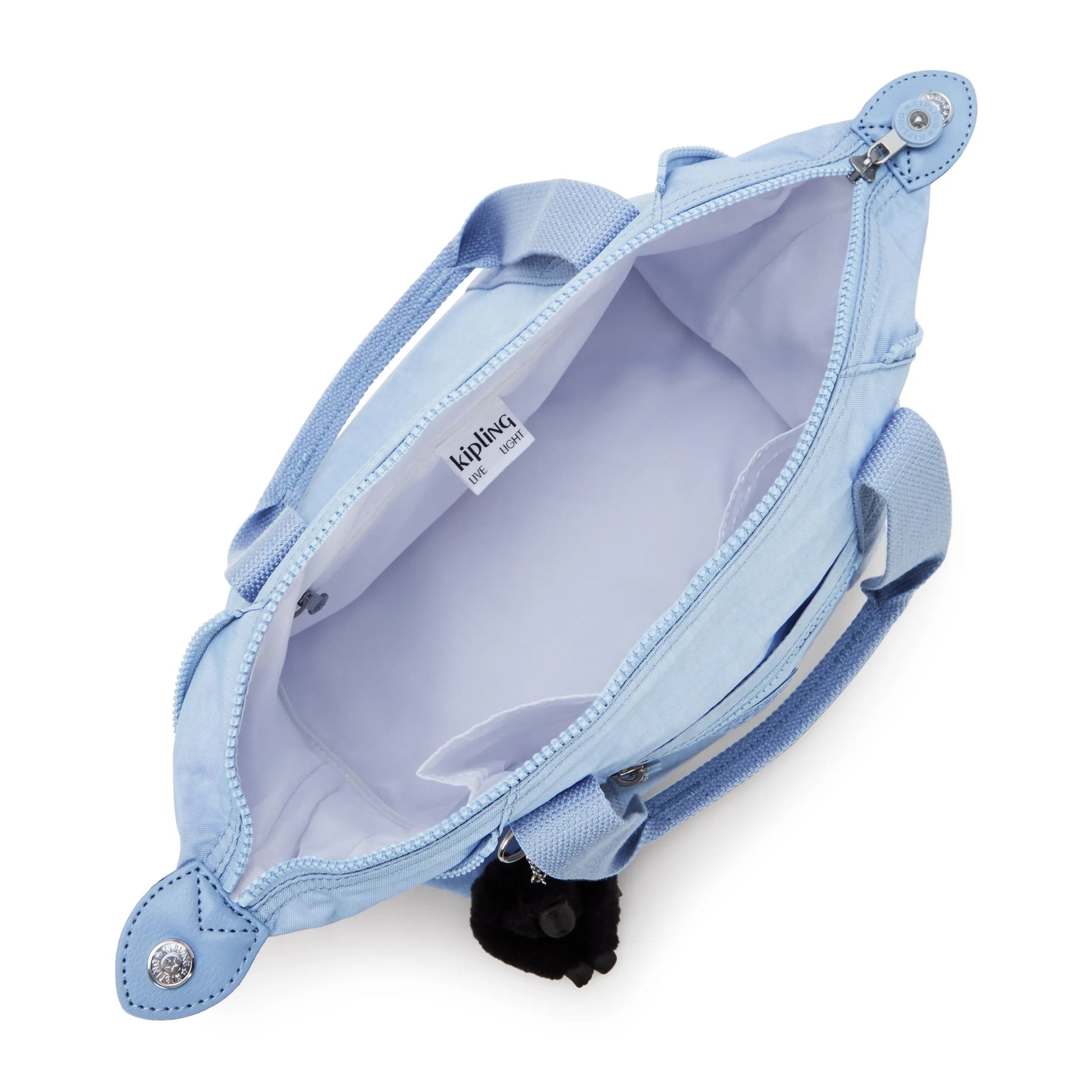 Kipling Art Mini Handbag Cloudy Sky Blue - detail view