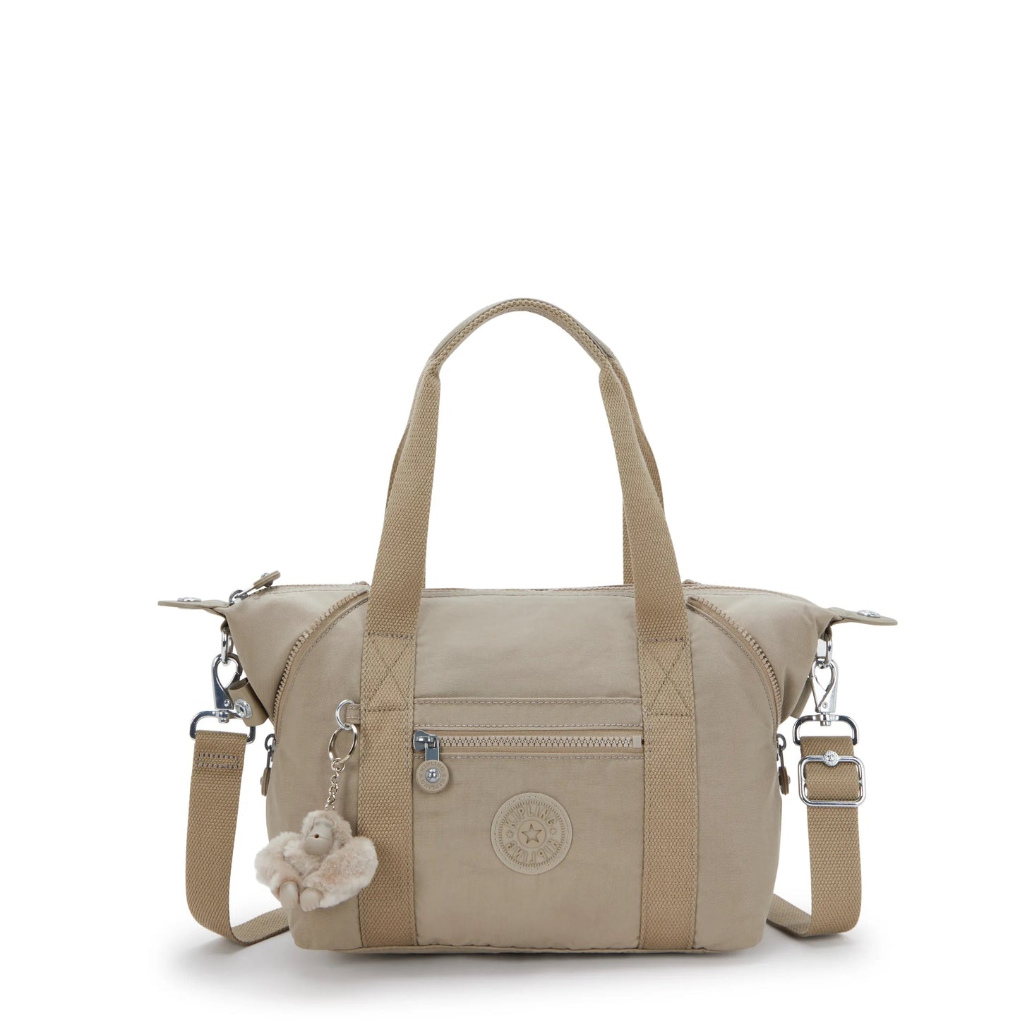 Kipling ART MINI Handbag Soft Taupe - front view