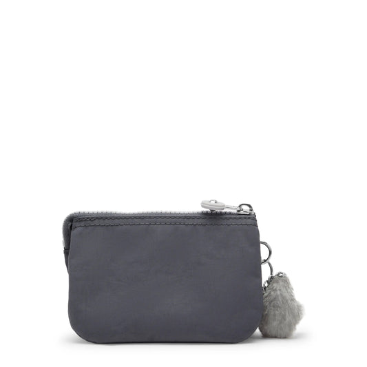Kipling Creativity Small Pouch - Moonlit Grey - detail — BambiniJO Jordan