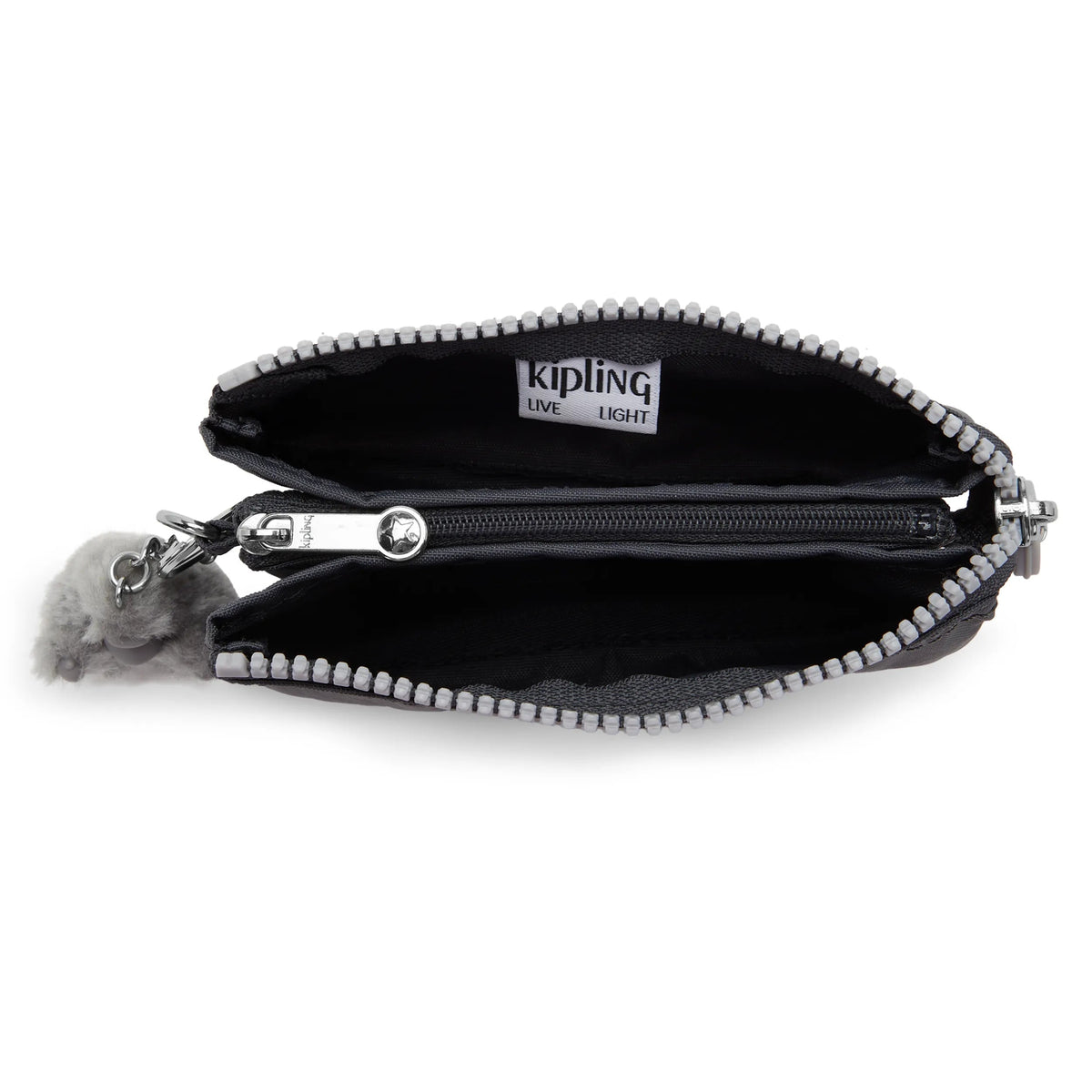 Kipling Creativity Small Pouch - Moonlit Grey - lifestyle