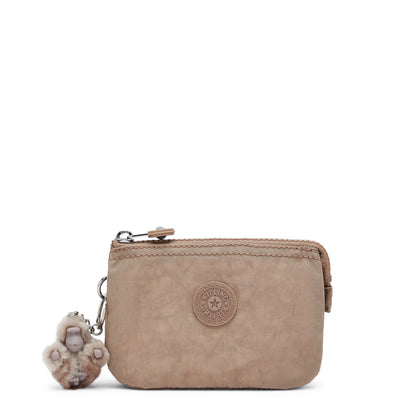Kipling Creativity S Small Purse Tan Beige - front