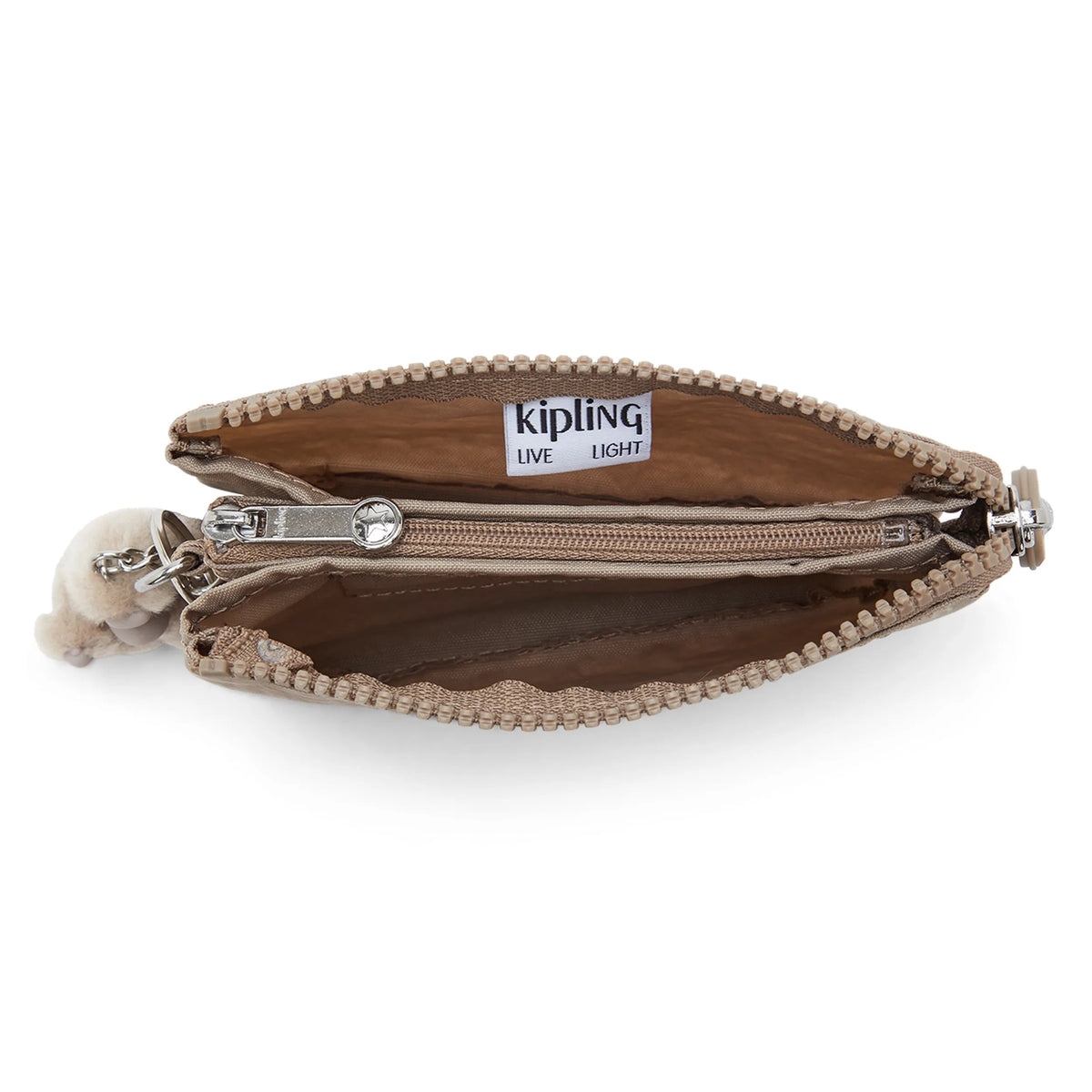 Kipling Creativity S Small Purse Tan Beige - detail